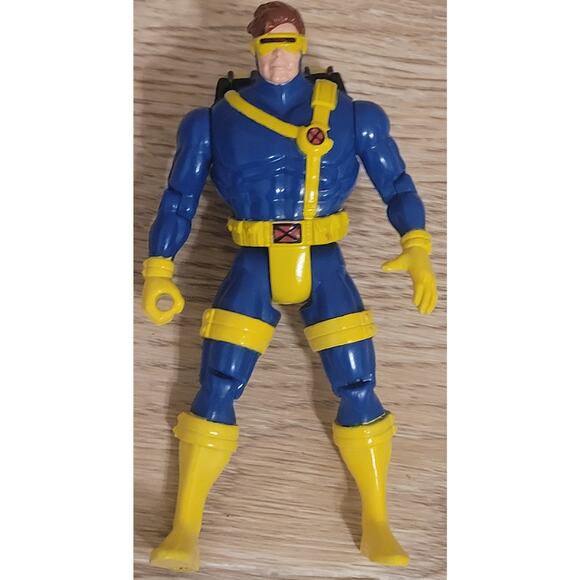 Vintage X-Men CYCLOPS Deluxe 5” Action Figure 1993 Marvel ToyBiz Loose W/Jetpack - Picture 1 of 8